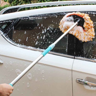 Cây Lau Rửa Xe Ô Tô Cán Dài Lông Mềm, Có Thể Kéo Dài – CHỔI DÀI VERSION 5 LÔNG CAM