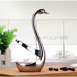 Con THIÊN NGA Đựng Thìa Nĩa Phụ kiện Bàn Ăn Màu Vàng Bạc Có Nĩa Inox 304 Hợp Kim Bóng ĐẸP