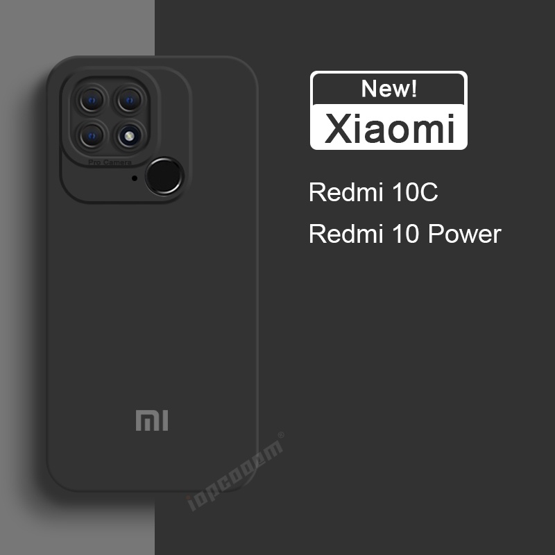 Ôp Điện Thoại Silicon Dẻo Kèm Khung Bảo Vệ camera Cho xiaomi redmi 11a 12c 10c 10 power 2022 11 prime 5 plus a1 plus Ốp