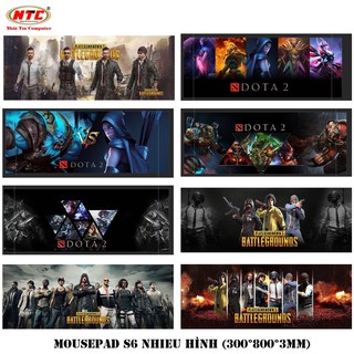 Tấm lót chuột và bàn phím chơi game NTC S6 / S12 hình Game ngẫu nhiên - Loại Mousepad Speed