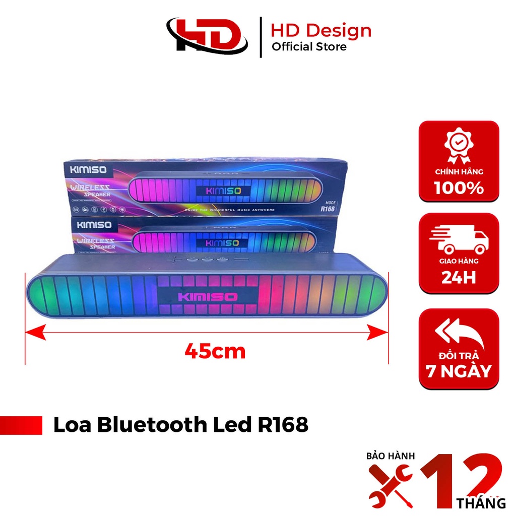 Loa Bluetooth Led RGB Cảm Biến Theo Nhạc R168 - Led Nhiều Chế Độ - Âm ...