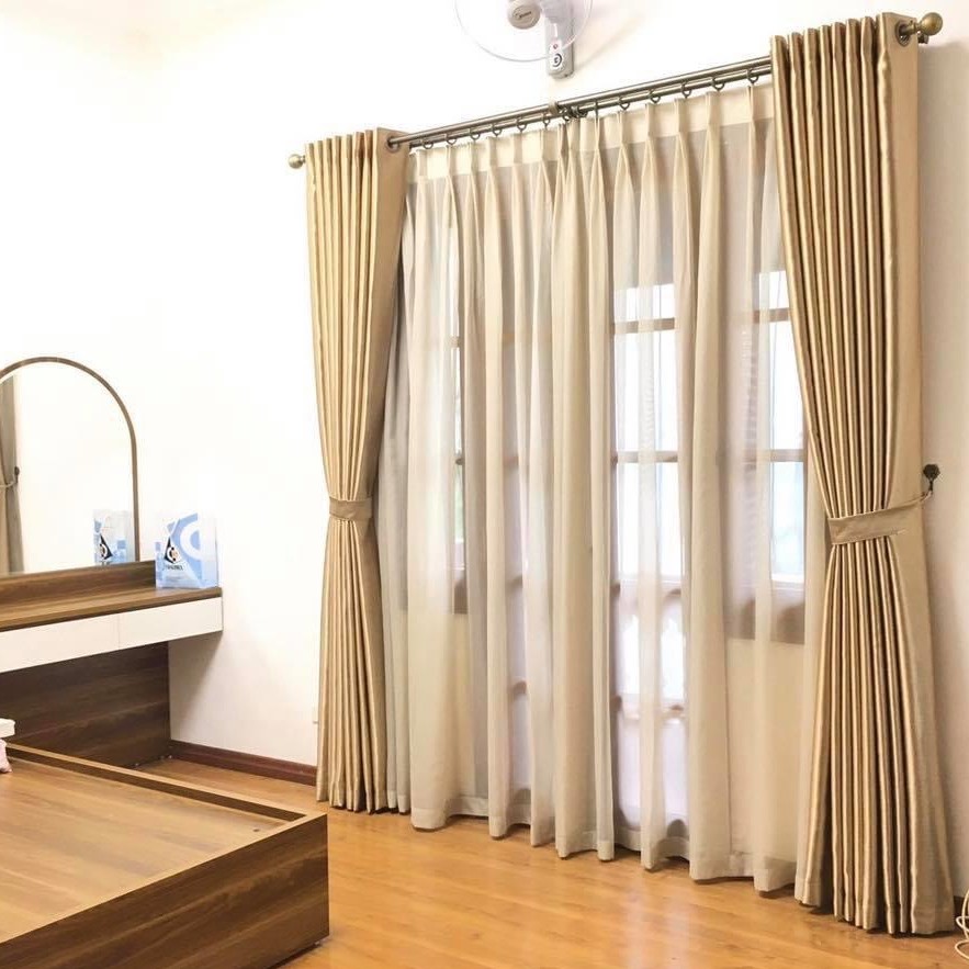 RÈM vải Gấm dệt 3 lớp Cao Câp - Rộng 1,5m cao 1,8m -Chống nắng 95% ...