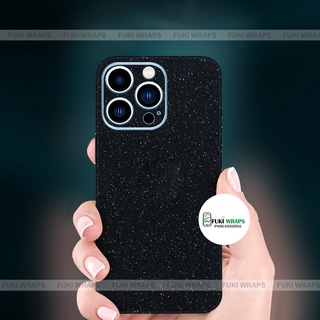 Miếng dán Skin Mặt lưng FULL Viền Màu Black Diamond Matte Dành cho 16 pro max 15 pro max 14 pro max 13 pro max