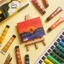 Bảng vẽ bằng Canvas kèm giá đỡ mont marte