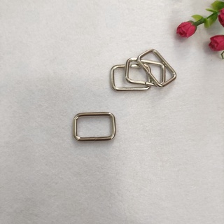 Khoen túi xách chữ nhật 2 cm 8 cái màu bạc dày 3 mm phụ kiện làm balô Pinky Shop