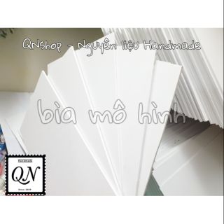 2 miếng Bìa mô hình A4 - A3, nguyên liệu làm mô hình, nguyên liệu Handmade, màu vẽ, nhíp, dao trổ...