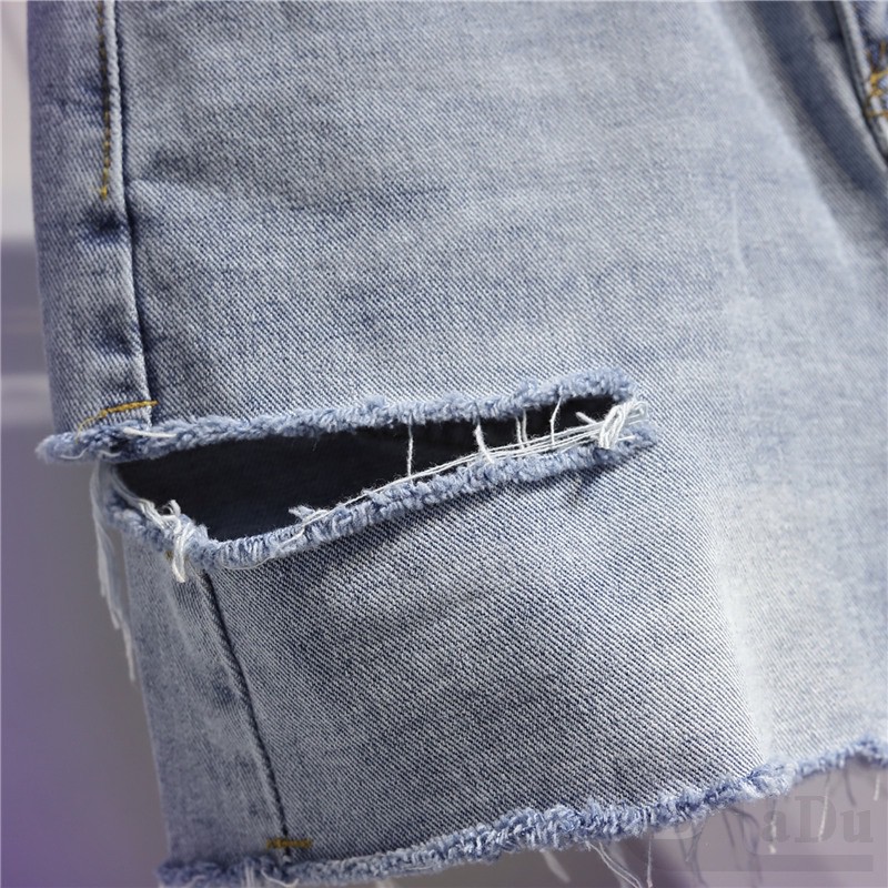 Ảnh Quần Short Jean Jean Lưng Cao ThờI Trang Cho Nữ DaDu Seluar 4