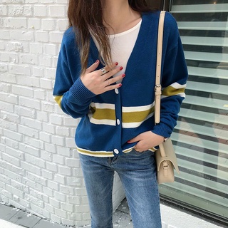 Áo len cardigan Hàn Quốc có sẵn dành cho nữ áo len dệt kim thời trang hàng đầu