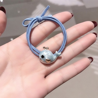 Dây buộc tóc co giãn trang trí sao biển hợp kim nhôm đáng yêu dành cho nữ