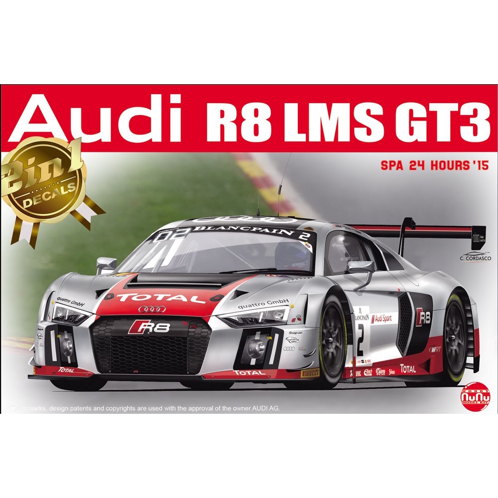 MÔ HÌNH LẮP RÁP PLATZ - 1/24 RACING SERIES AUDI R8 LMS GT3 | Shopee ...
