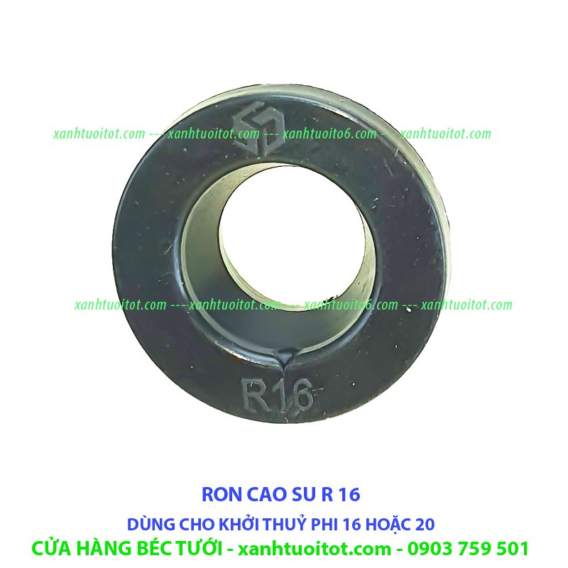 Bộ 20 cái RON CAO SU R16 - DÙNG CHO CÁC KHỞI THUỶ ỐNG LDPE PHI 16 VÀ 20 ...