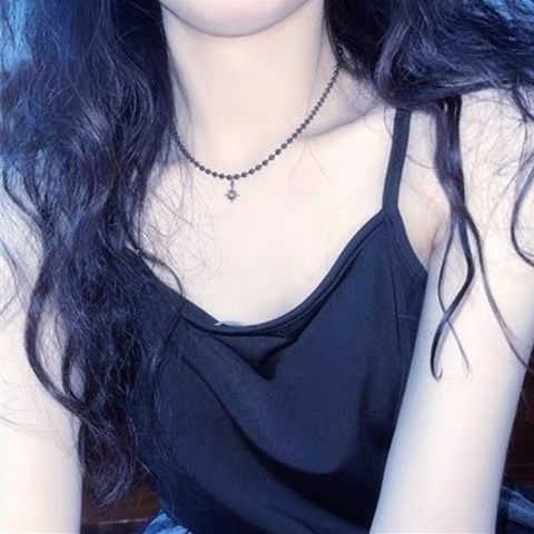 Vòng cổ Mặt Đá Phong Cách Hàn Quốc Cổ Điển Cho Nữ
