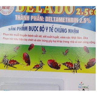 Thuốc diệt ve rận bọ chó ký sinh trên chó mèo Delado 2.5sc diệt ve mạt kí sinh trên vật nuôi