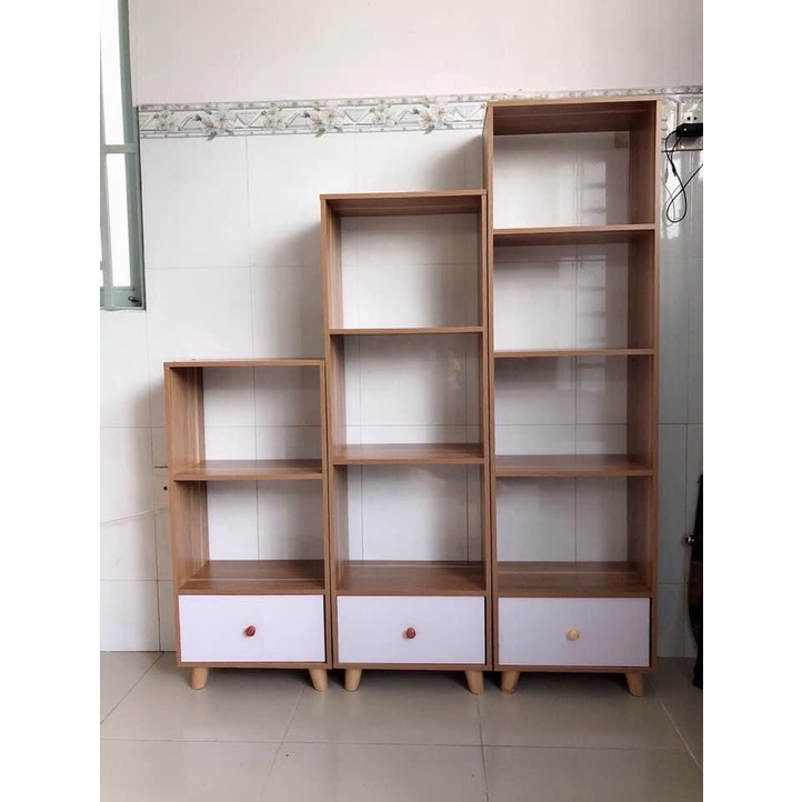 Kệ Sách Dạng Tủ Ong Phong Cách Bắc Âu Hiện Đại 3 Tầng 4 Tầng 5 Tầng
