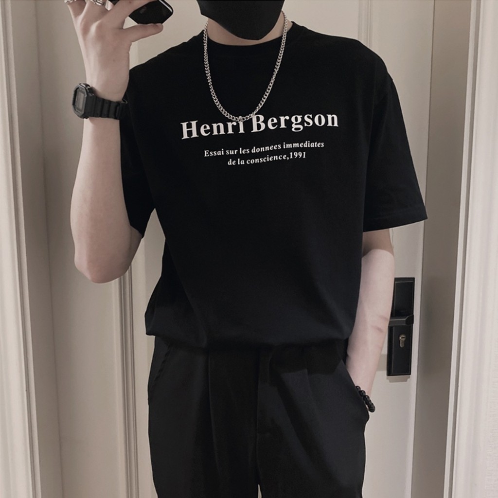 Áo thun Stee Cổ tròn HENRIBER Localbrand ICVCVNI Unisex Cotton