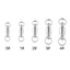 CQCJ 10 CÁI Bóng hạng nặng Thép không gỉ Kích thước 0 # đến 4 # Thùng chịu lực