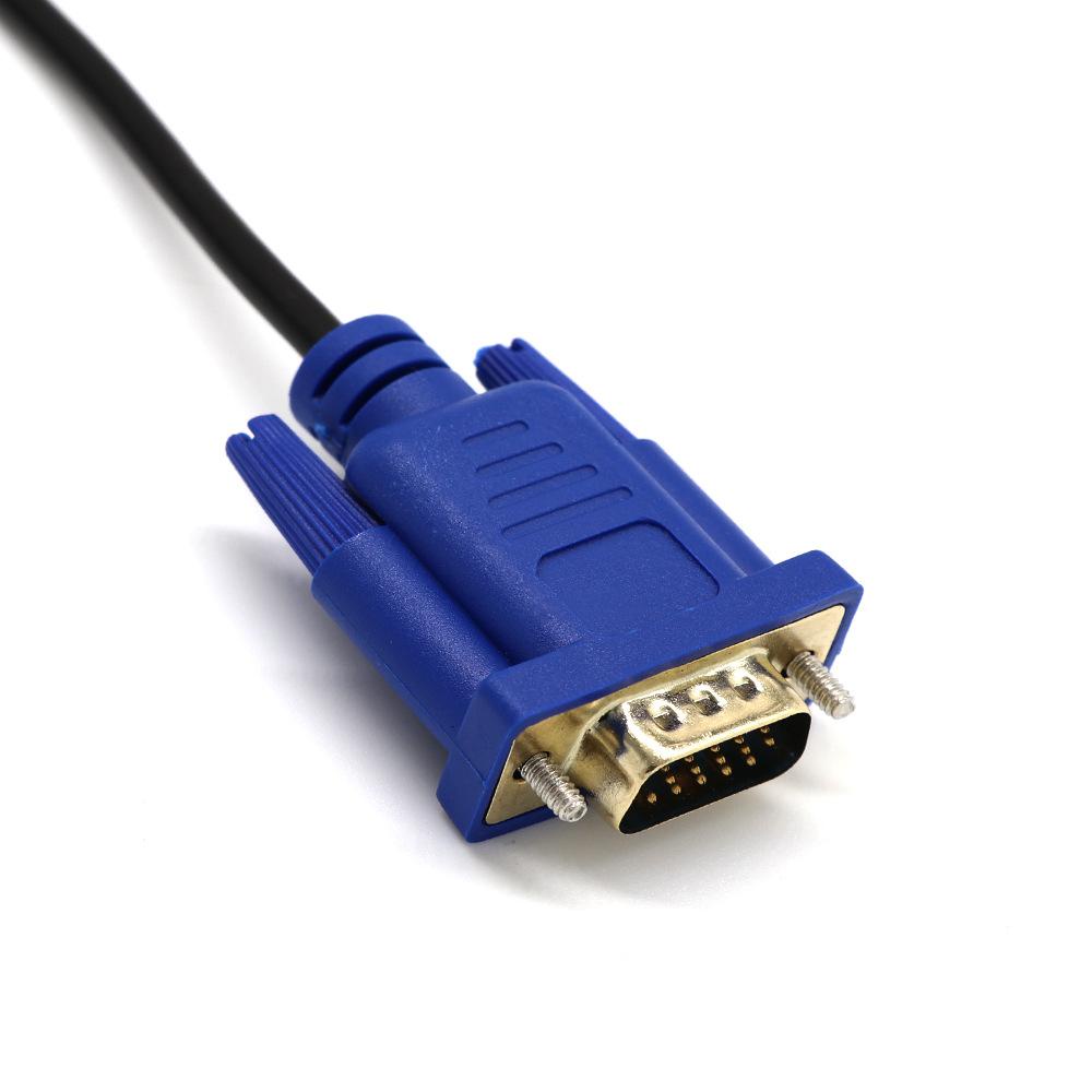 ORDOBOX 1.8M 6FT Bộ Chuyển Đổi Chất Lượng Cao Multime HDMI Sang VGA Cho HDTV PC Laptop