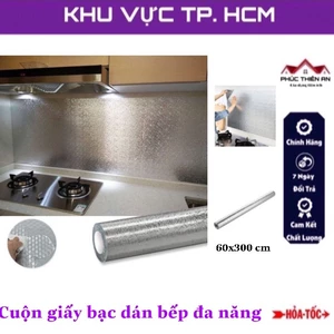 Cuộn giấy bạc dán bếp đa năng - Chống thấm, cách nhiệt, giữ sạch bề mặt