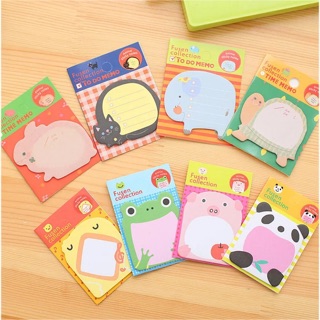 set 2 Tập giấy nhớ động vật