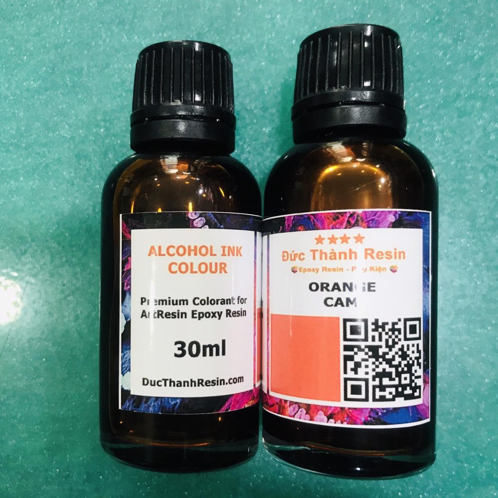 Màu Alcohol Ink Pha Epoxy Resin Tạo Hiệu Hứng Loang Và Kéo Sợi 30Ml |  Shopee Việt Nam