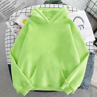 Áo hoodie nam nữ nỉ ngoại trơn, chất nỉ dày dặn mũ 2 lớp