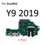 Đế Sạc Cổng Sạc USB Cắm Bảng Micro Mic Cáp Mềm Cho HuaWei Y9 Y7 Y6 Pro Y5 Lite Prime GR5 2017 2018 2019 Thay Thế Các Bộ Phận