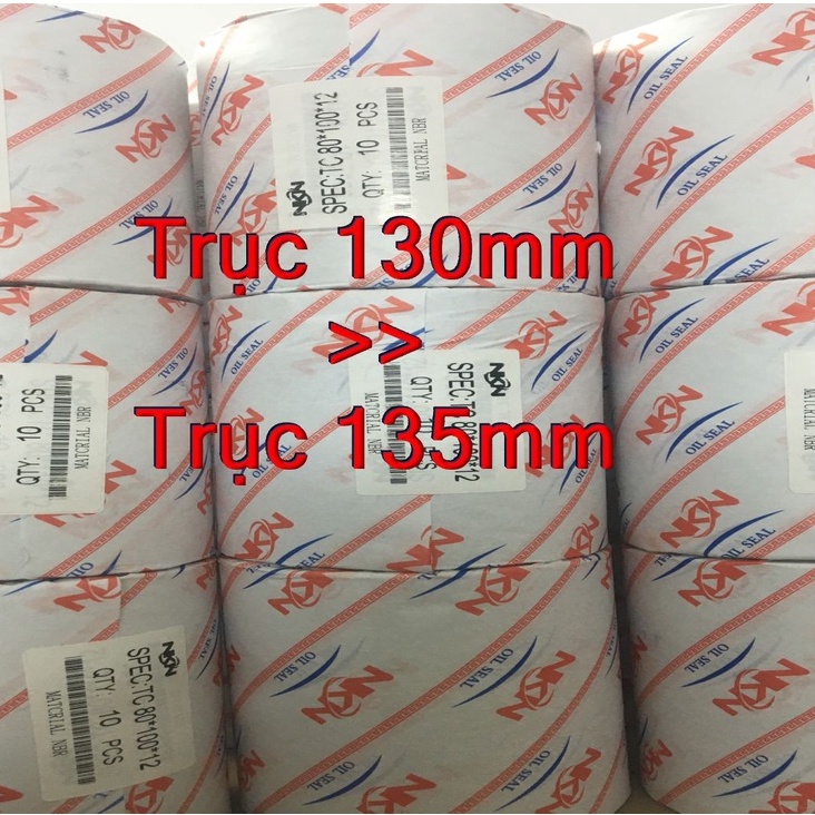 Phớt lò xo TC TG, Phớt dầu TC TG - Trục 130mm >> Trục 135mm ( material ...