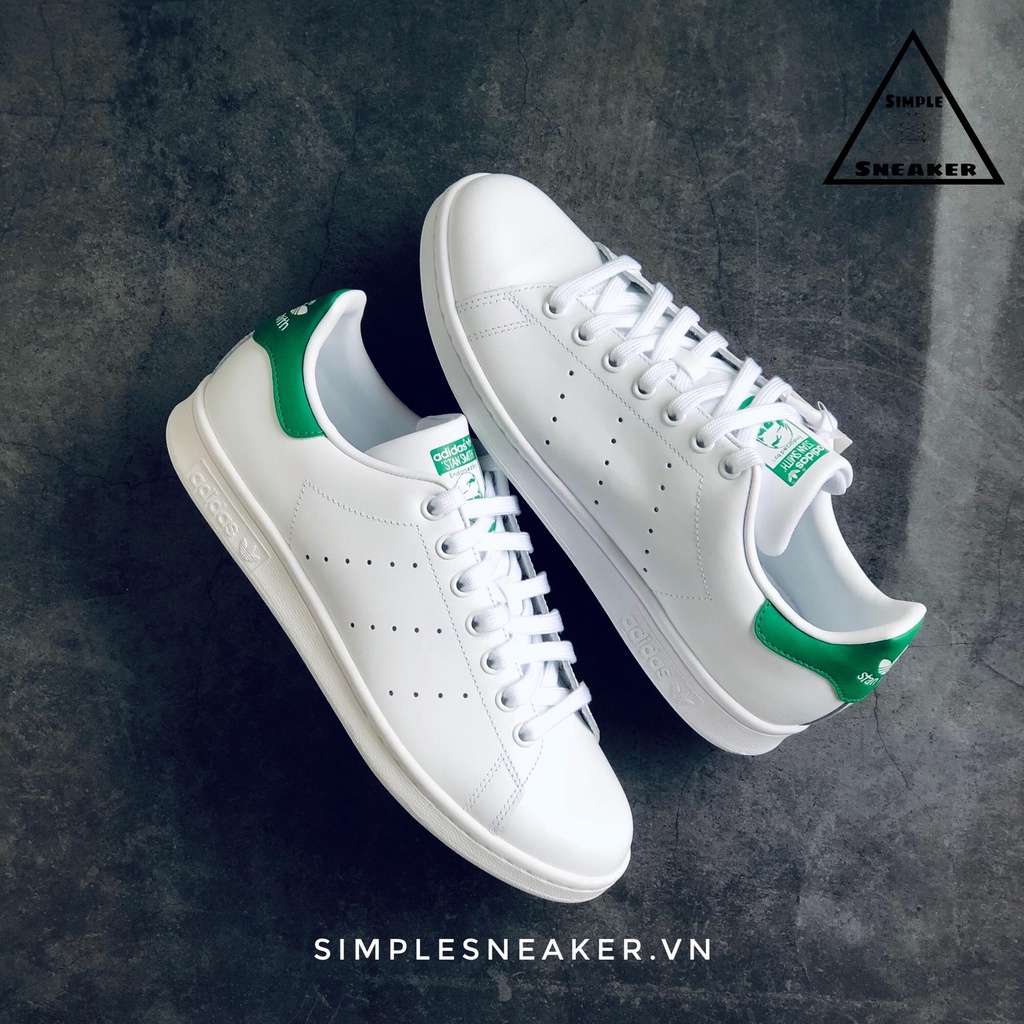 Giày Stan Smith Auth 🔴Freeship🔴Adidas Stan Smith Navy Chính Hãng - Giày Stan  Smith Gót Xanh Dương Chuẩn Auth [M20325] | Shopee Việt Nam