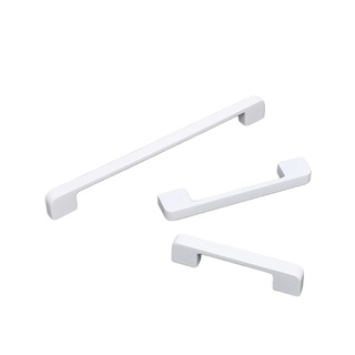96mm 128mm 160mm 192mm Hiện Đại Hợp Kim Nhôm Trắng Tủ Ngăn Kéo Núm Tay Cầm Tủ Quần Áo Nhà Bếp Kéo Tay Cầm Cho Đồ Nội Thất EA0R