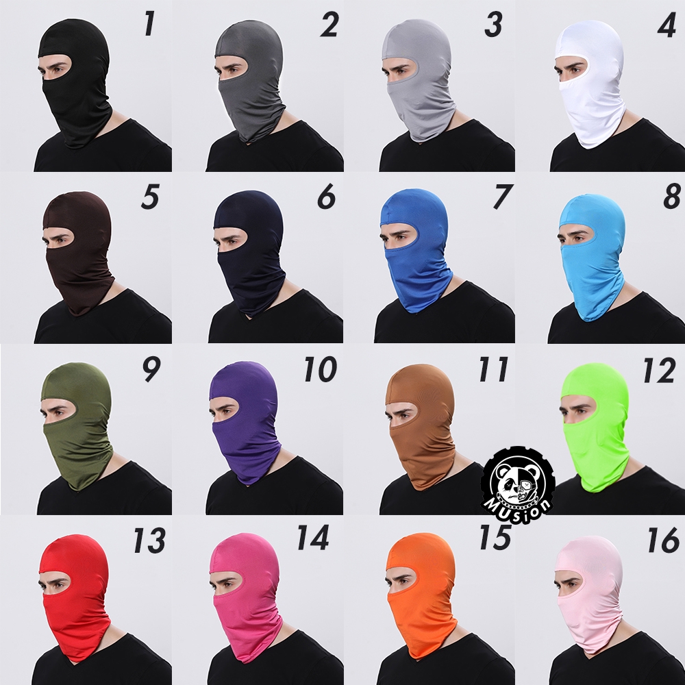 Musion Balaclava Mới – Khẩu Trang Trùm Đầu Đa Năng, Thoáng Khí, Có Kính và Lỗ Thở – Phù Hợp Cho Đi Xe Máy, Xe Đạp, Thể Thao Ngoài Trời, Trượt Băng, Săn Bắn