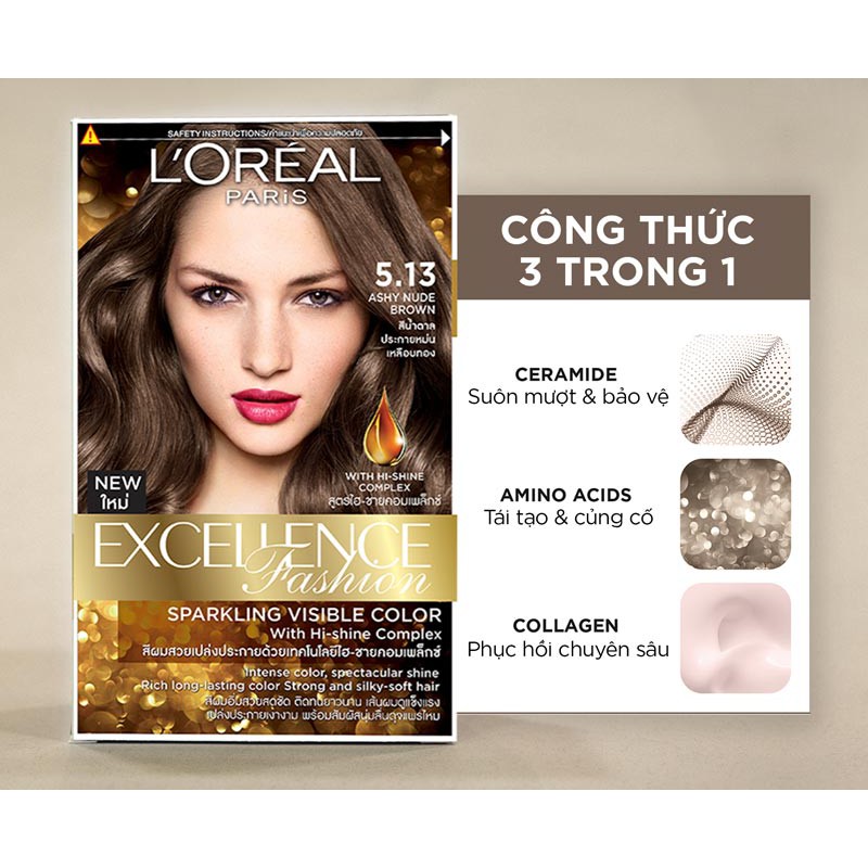 Hướng Dẫn Cách Sử Dụng Thuốc Nhuộm Tóc L'Oréal Màu Nâu Ánh Tro