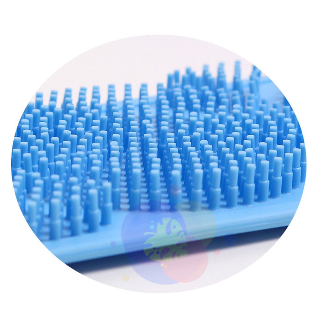Dây Tắm Chà Lưng Silicon, Đai Tắm Có Gai Gel Silicon Mềm Mịn Massage Nhẹ Nhàng Làm Sạch Da