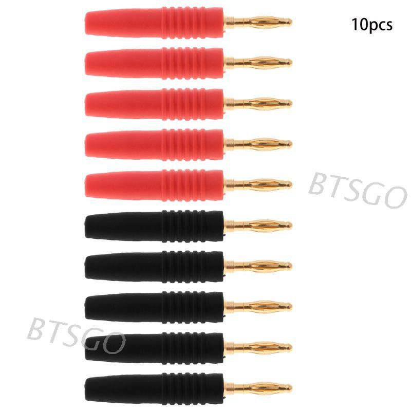 Bộ 10 đầu cắm bắp chuối 2mm chất lượng