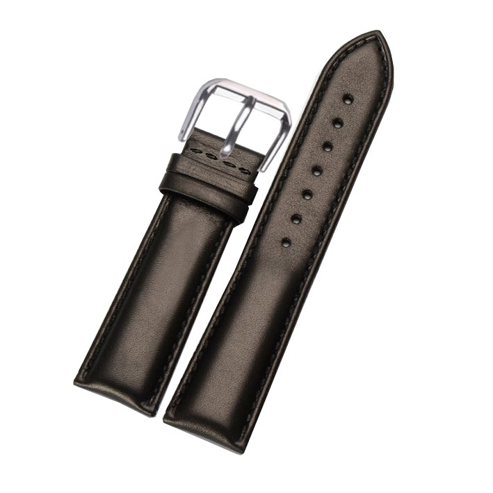 [100% Da bò thật] Dây đồng hồ da bò thật Bo-09 mẫu KHÓA CÀI size 12 14 16 18 20 22 tặng chốt lò xo | BigBuy360 - bigbuy360.vn