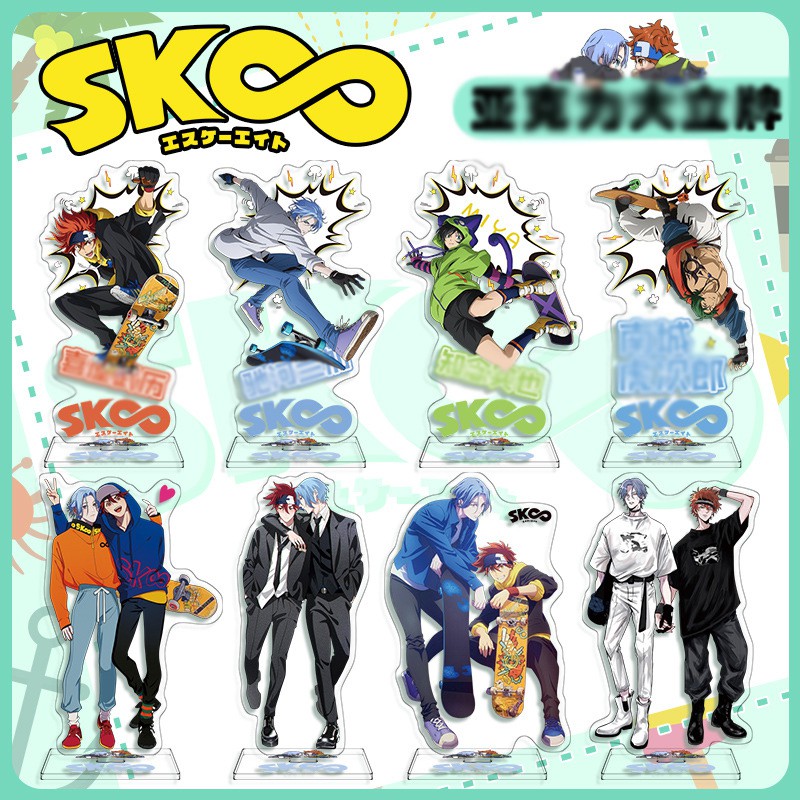 Mô hình Standee SK8 The Infinity anime mica chibi trưng bày xinh xắn ...
