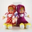 HK1 COD Masha 22-27cm Búp bê Nga Masha và gấu Masha Xe ba bánh trẻ em Đồ chơi búp bê vui nhộn KH1