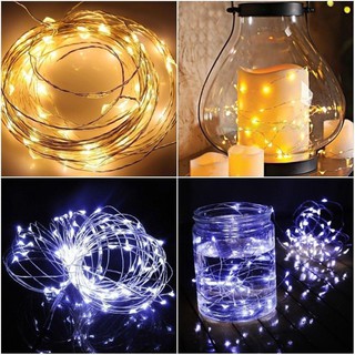 Đèn LED Dây 2M 20 LED USB Đèn Cổ Tích Nhà Cho Ngoài Trời Sân Vườn Chống Thấm Nước Nhà Giáng Sinh Một Phần Quà Tặng Năm Mới Tiệc Sân Cưới Trang Trí Tất Cả Các Mùa