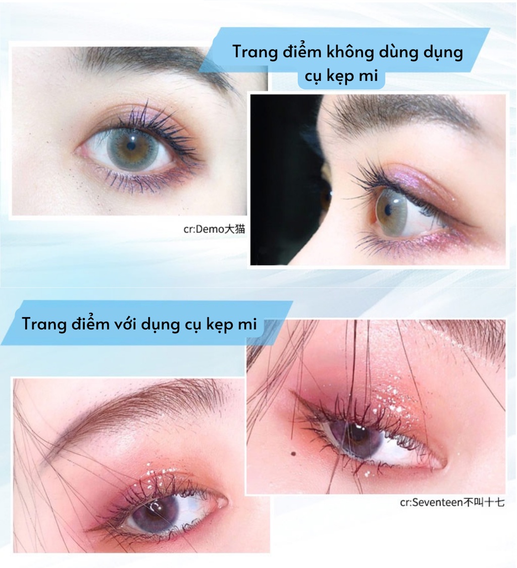 Mô tả Mascara Kissme Xanh Khói Lót Nền Bảo Vệ Mi Kissme Heroine Make Curl Keep Mascara Base - 4
