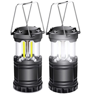 Bộ 3 Đèn Led COB Mini 3 * AAA Chống Thấm Nước Có Tay Cầm Tiện Dụng Mang Theo Cắm Trại