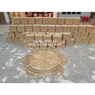 Thảm Cói Hoa Thưa NEOP Nhiều Kích Thước Từ 1m Đến 1.8m - Làm Đẹp Không Gian Sống Nhà Bạn