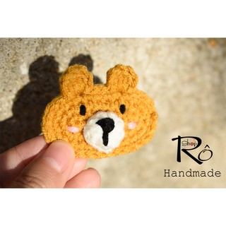 Dây buộc tóc con gấu Pooh baby cho nữ và bé gái dễ thương 4cm |Đồ cột tóc cute |Shop Rô Handmade