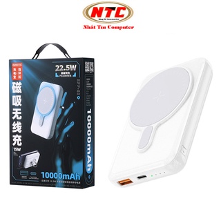 Pin dự phòng không dây Remax RPP-85 10000mAh wireless 15W - hỗ trợ sạc nhanh QC 22.5w và PD 20W