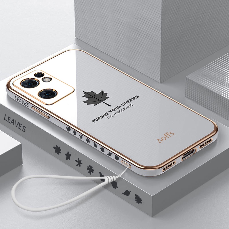 Oppo Reno11 F 5G Reno7 Pro 5G 7Z OPPO A76 A96 Vỏ Reno 7 Z 6Z 6 Pro Vỏ mềm mạ điện thời trang Reno7Pro