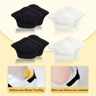 1 Cặp Đệm Lót Giày Bảo Vệ Chân Màu Trắng/Đen Chống Mài Mòn Tiện Dụng