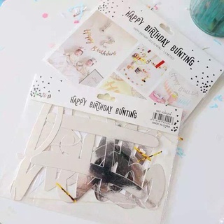 DÂY CHỮ HAPPY BIRTHDAY ÉP KIM CAO CẤP TRANG TRÍ SINH NHẬT
