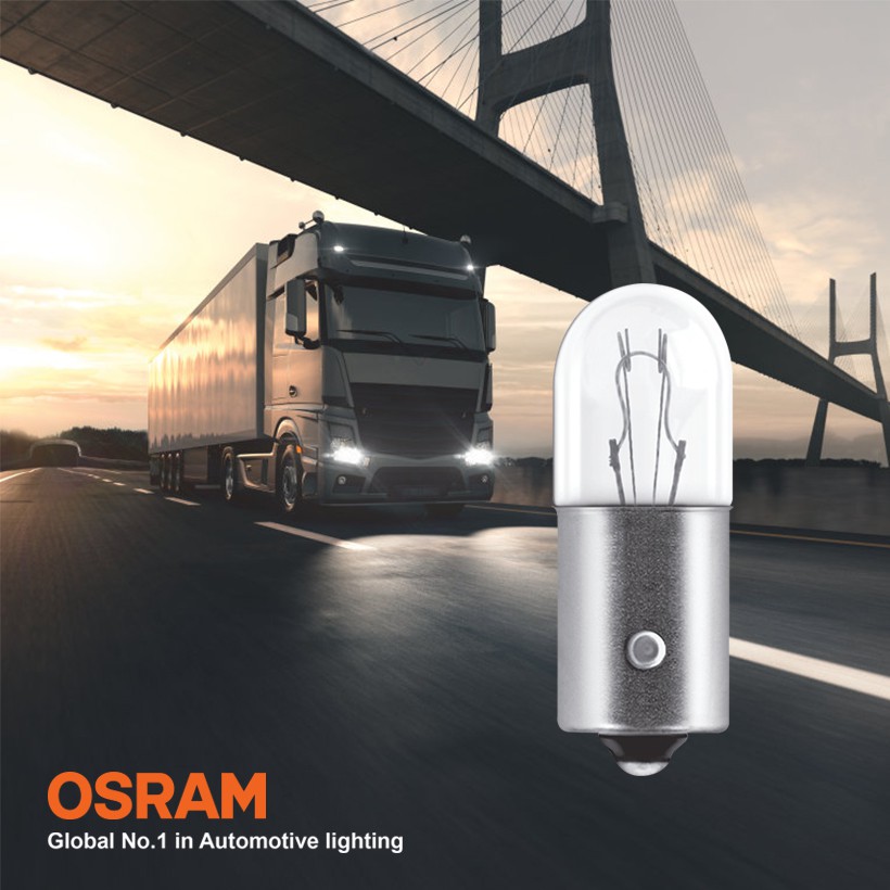 Combo 10 Bóng Đèn Soi Biển Số OSRAM Original T4W 24V 4W