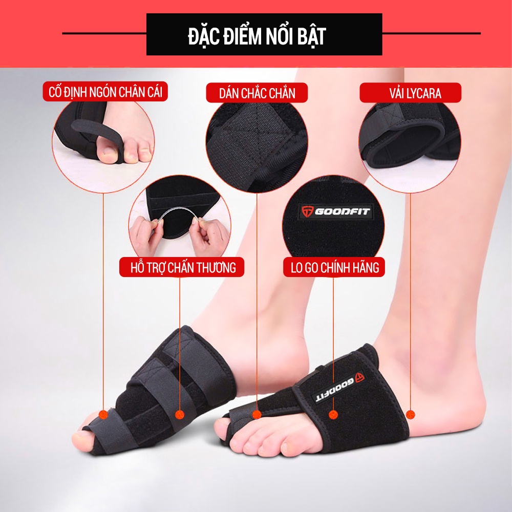 Ảnh Nẹp bàn chân hỗ trợ định hình ngón chân cái GoodFit GF617A 2