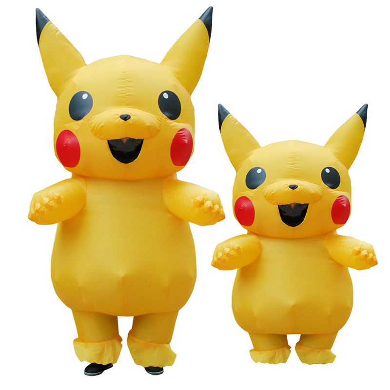 Trang phục hóa trang Pikachu cho trẻ em có dây buộc an toàn và gập gọn dễ dàng lưu trữ