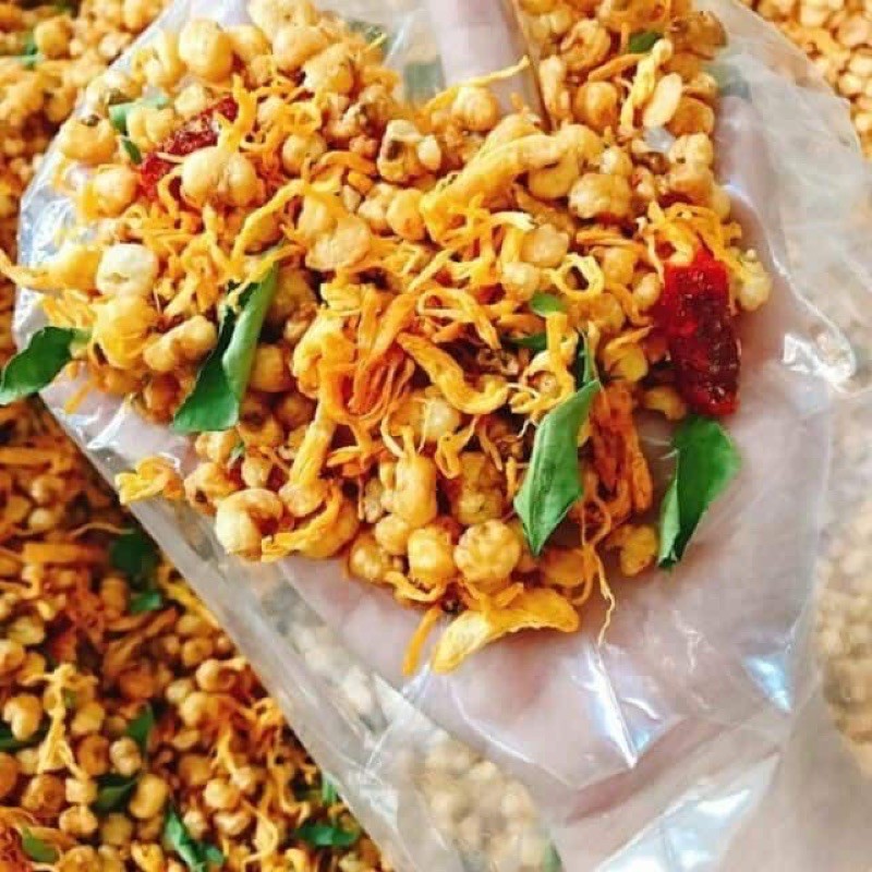 Bắp Chiên Giòn Mắm Lắc Khô Gà Lá Chanh - Hộp 320gr