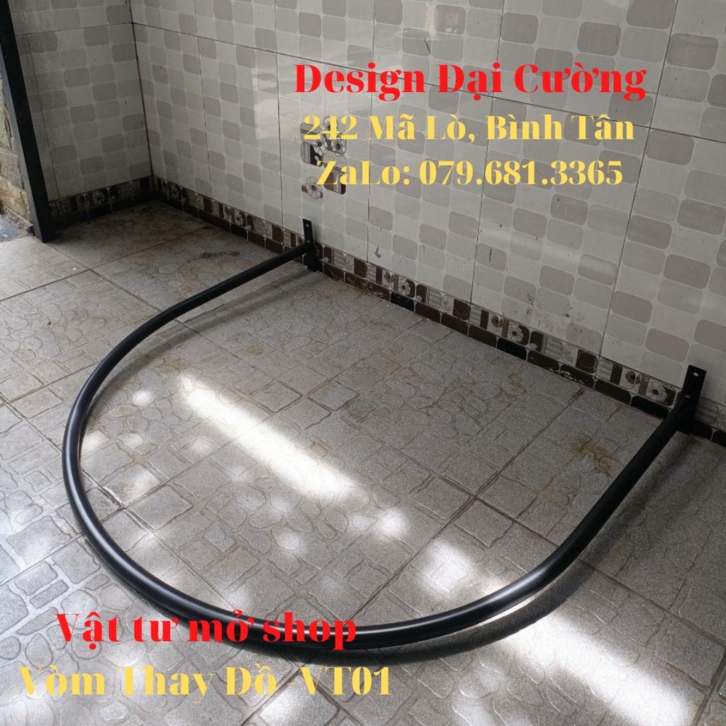 Khung treo rèm thử quần áo và thay đồ R1000XS900 - VT005 | Shopee Việt Nam